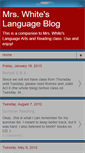 Mobile Screenshot of mrswhitelanguage.blogspot.com