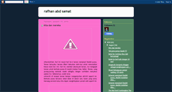 Desktop Screenshot of mohdrafhan.blogspot.com