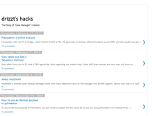 Tablet Screenshot of drizzt-hacks.blogspot.com