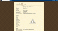 Desktop Screenshot of mojemodele1-43.blogspot.com