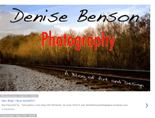 Tablet Screenshot of denisebensonphotography.blogspot.com