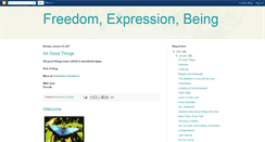 Desktop Screenshot of freedom-expression-being.blogspot.com