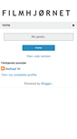 Mobile Screenshot of filmhjornet.blogspot.com