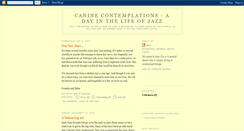 Desktop Screenshot of caninecontemplations.blogspot.com