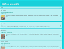 Tablet Screenshot of practicalcreations.blogspot.com