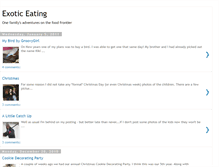 Tablet Screenshot of exoticeatingexperiment.blogspot.com