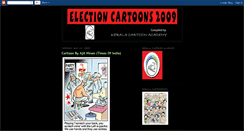 Desktop Screenshot of electioncartoons09.blogspot.com