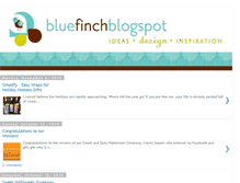 Tablet Screenshot of bluefinchstudios.blogspot.com