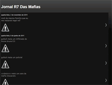 Tablet Screenshot of jornalr7dasmafias.blogspot.com