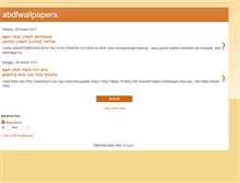 Tablet Screenshot of abdlwallpapers.blogspot.com