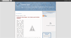 Desktop Screenshot of hamzafashionspot.blogspot.com