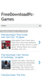 Mobile Screenshot of freedownloadpc-games.blogspot.com