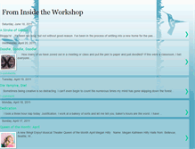 Tablet Screenshot of frominsidetheworkshop.blogspot.com