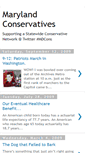 Mobile Screenshot of marylandconservatives.blogspot.com