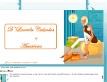 Tablet Screenshot of dlacerdacalcados.blogspot.com