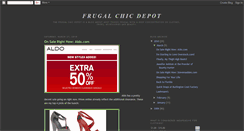 Desktop Screenshot of frugalchicdepot.blogspot.com