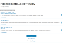 Tablet Screenshot of federico-bertolucci-interview.blogspot.com