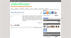 Desktop Screenshot of clubsoftwares.blogspot.com