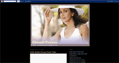 Desktop Screenshot of chandiperera.blogspot.com