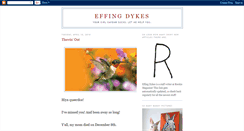 Desktop Screenshot of effingdykes.blogspot.com