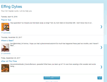 Tablet Screenshot of effingdykes.blogspot.com