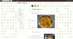 Desktop Screenshot of andhra-spices.blogspot.com