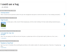 Tablet Screenshot of icoulduseahug.blogspot.com