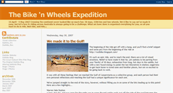 Desktop Screenshot of bikenwheelsexpedition.blogspot.com