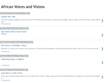 Tablet Screenshot of africanvoicesandvisions.blogspot.com