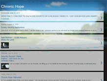 Tablet Screenshot of chronichopeministry.blogspot.com