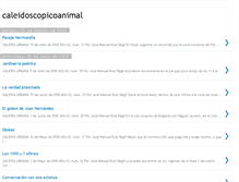 Tablet Screenshot of caleidoscopicoanimal.blogspot.com