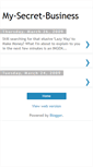 Mobile Screenshot of my-secret-business.blogspot.com