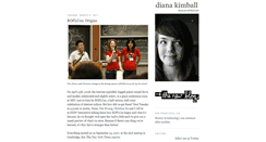 Desktop Screenshot of dianakimball.blogspot.com