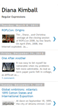 Mobile Screenshot of dianakimball.blogspot.com