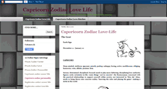 Desktop Screenshot of capricorn-zodiac-love-life.blogspot.com