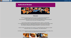 Desktop Screenshot of multiculturalrecipes.blogspot.com