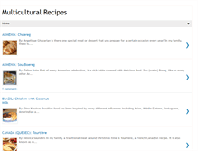 Tablet Screenshot of multiculturalrecipes.blogspot.com