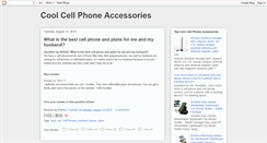 Desktop Screenshot of coolcellphonesaccessories.blogspot.com