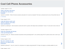 Tablet Screenshot of coolcellphonesaccessories.blogspot.com