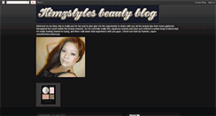 Desktop Screenshot of kimzstyles.blogspot.com