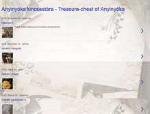 Tablet Screenshot of anyinyoka-kincsestara.blogspot.com