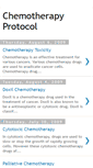 Mobile Screenshot of chemotherapyprotocol.blogspot.com