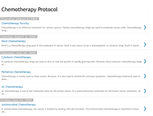 Tablet Screenshot of chemotherapyprotocol.blogspot.com