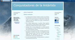 Desktop Screenshot of conquistadoresdelaantartida.blogspot.com