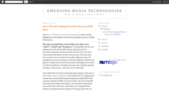 Desktop Screenshot of emerging-technologies-information08.blogspot.com