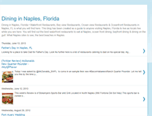 Tablet Screenshot of diningonthebay.blogspot.com