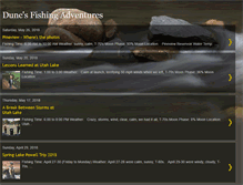 Tablet Screenshot of duncsfishingadventures.blogspot.com