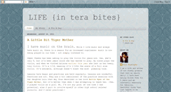 Desktop Screenshot of lifeinterabites.blogspot.com