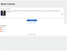 Tablet Screenshot of oceanwindchimes.blogspot.com