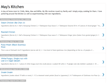 Tablet Screenshot of mayskitchen.blogspot.com